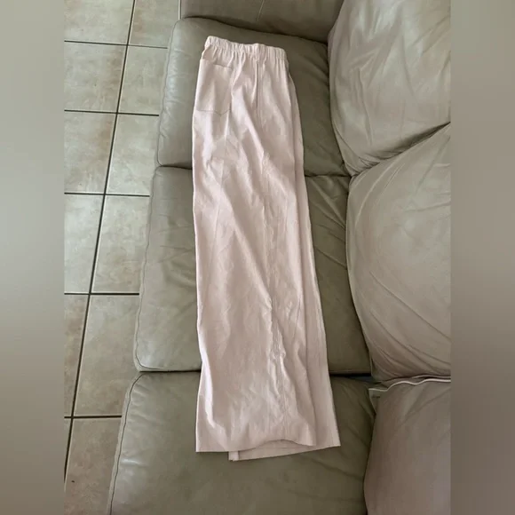 rag & bone Logan Linen-Blend Rose Beach Pants. Size L. MSRP $298 - Picture 10 of 16